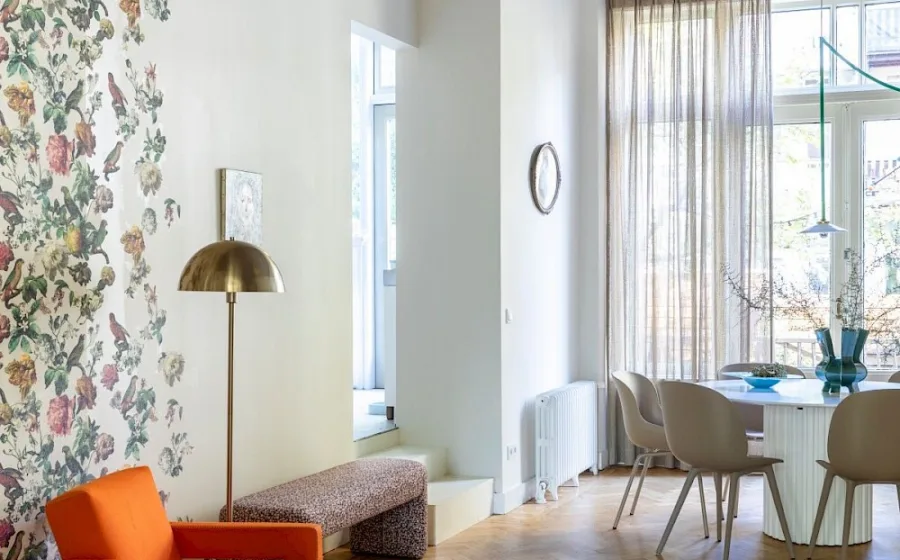 Vintage modern woonkamer uit vtwonen