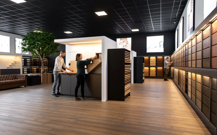 Aanhuis.be Decotrap Wetteren toonzaal