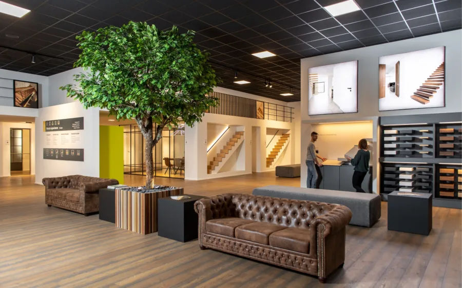 Showroom woonwinkel Decotrap Aanhuis be Wetteren