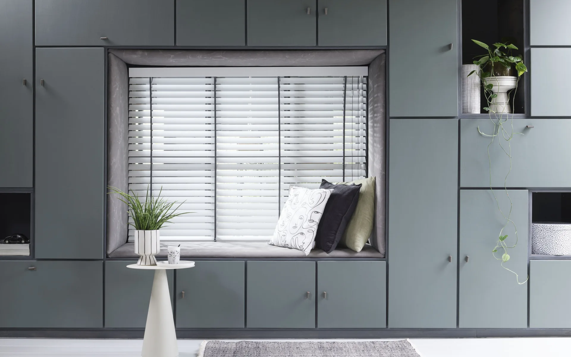 Houten jaloezieën bij Aanhuis