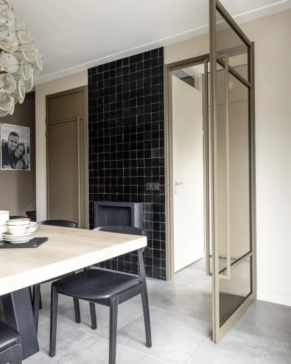 Industrieel stoer in de woonkamer