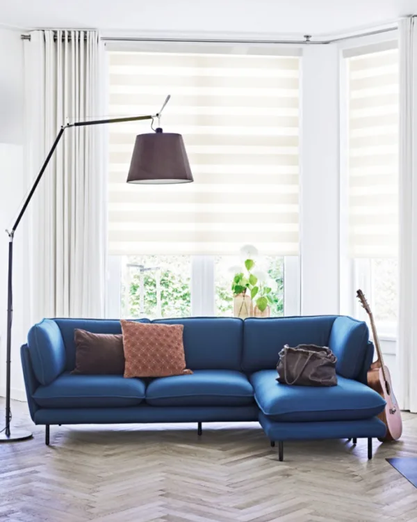 Witte multishades rolgordijnen van Bece