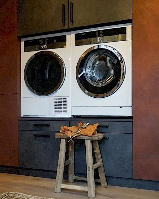 Wasmachinekast bij Aanhuis