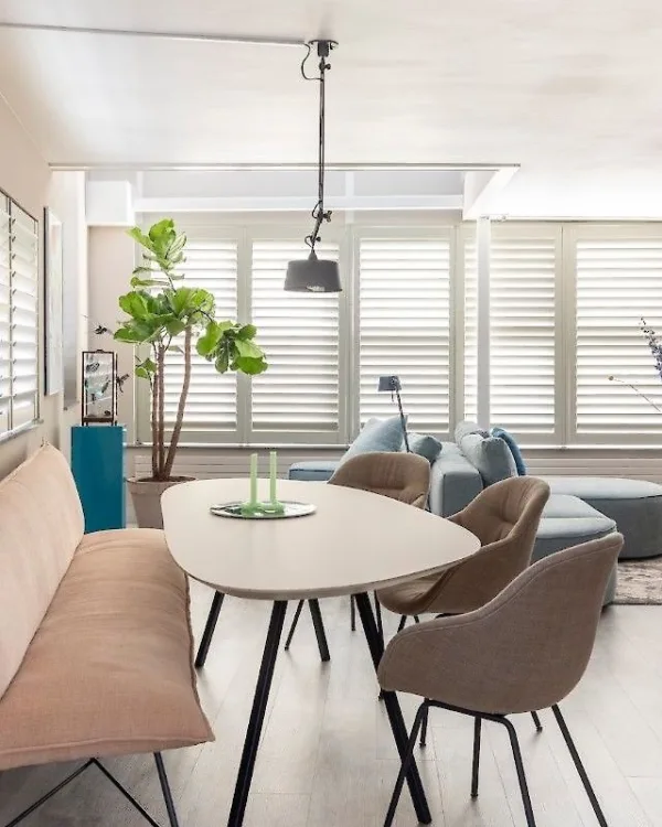 Interieurfoto van een woonkamer