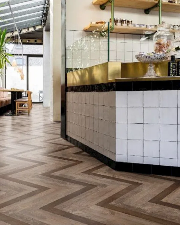 Pvc vloer in verschillende kleuren