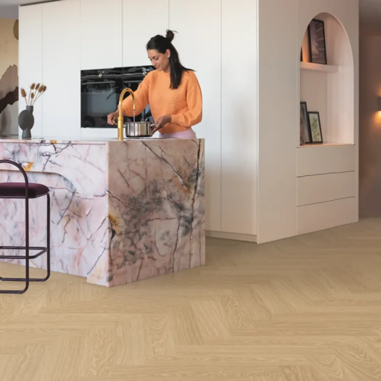 Vinyl vloer van Quick Step bij Aanhuis