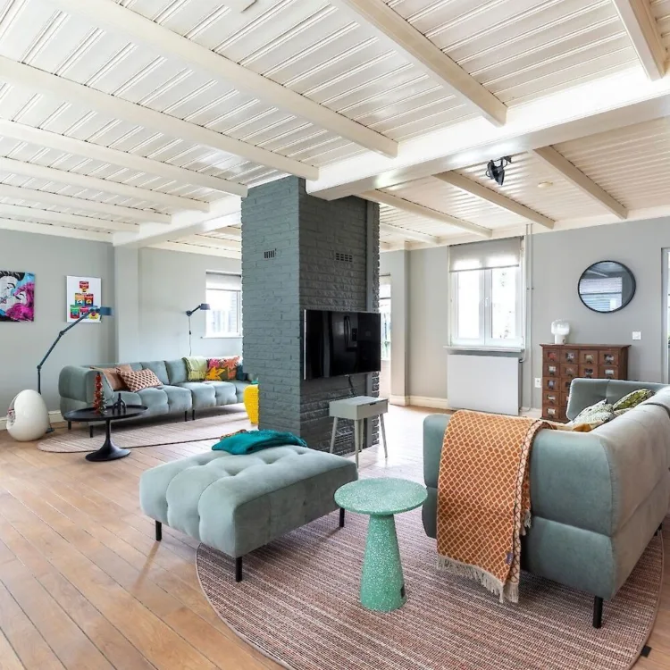 Vintage modern in de woonkamer