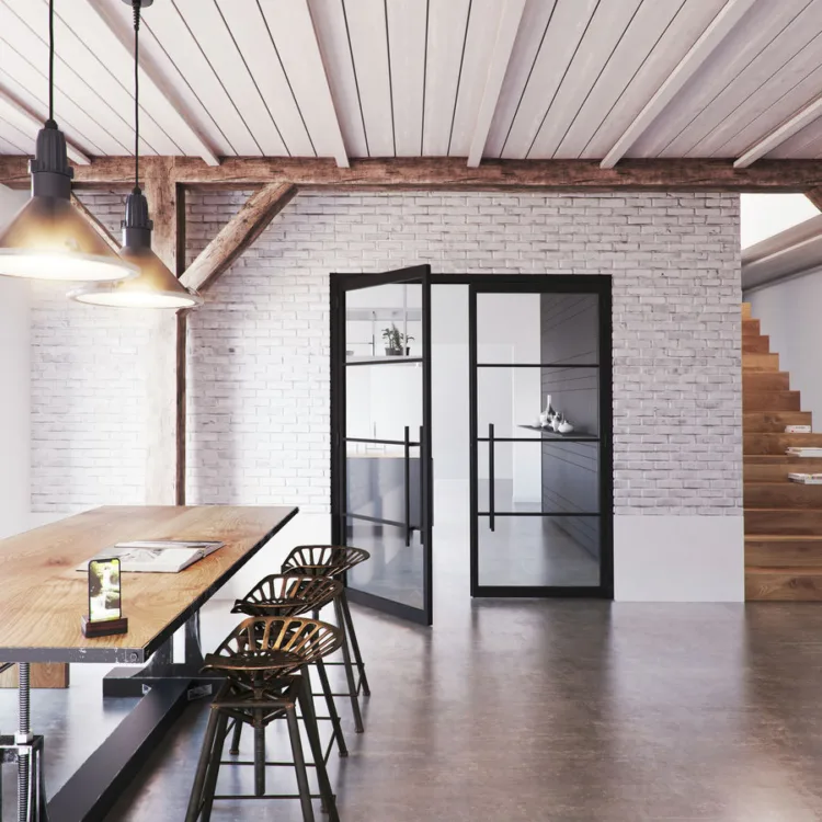 Stalen deuren bij Aanhuis