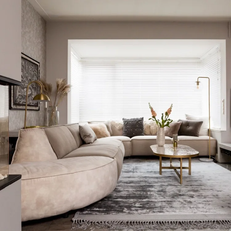 Sfeerfoto van modern klassieke woonkamer