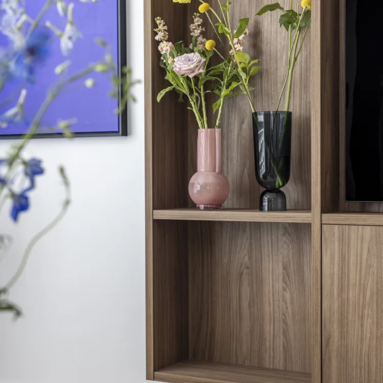 Close-up van de cinewall op maat