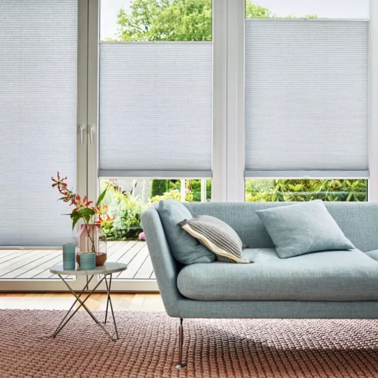 Plisségordijnen en duettes op maat